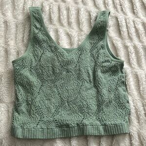 Green tank top